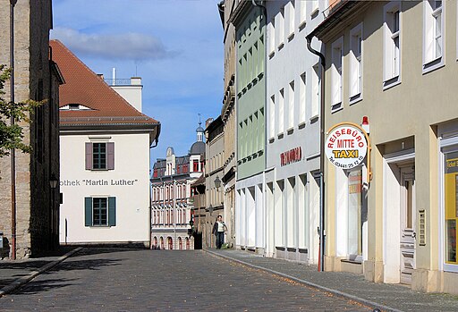 Zeitz, die Luthergasse