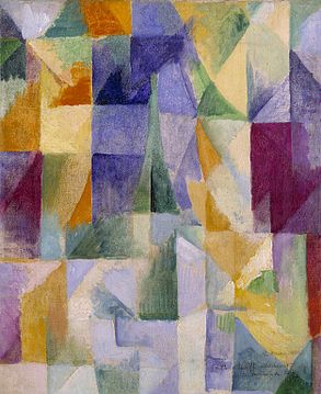 Robert Delaunay, 1912, Windows Open Simultaneously (First Part, Third Motif), oil on canvas, 45.7 x 37.5 cm