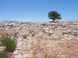 Galatáksen palatsin raunioita.