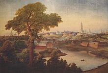 А. Я. Волосков. «Вид Ржева»[7]. 1856 год