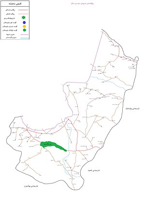 نەخشەی پێکھاتەی نەتەوەیی ناوچەی ناوەندی شارستانی ماکۆ