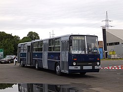 Ikarus 280 típusú autóbusz 1-esre kitáblázva