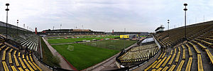 Strahov-Stadion; Blick aus der südöstlichen Ecke.