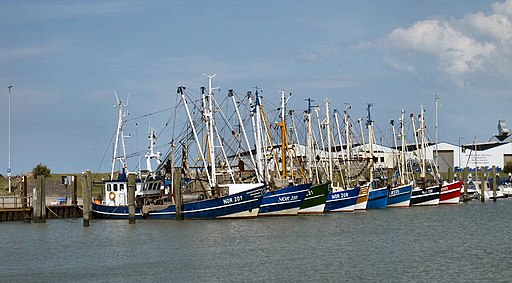 2009 07 Norddeich Fischereiboote