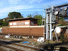 The disused signal box