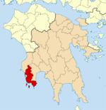 Χάρτης του Δήμου Πύλου - Νέστορος