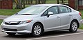 2012 Honda Civic LX Sedan, front left view