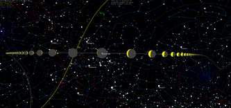 2014 HQ124 orbit showing high inclination and 2014 Earth flyby