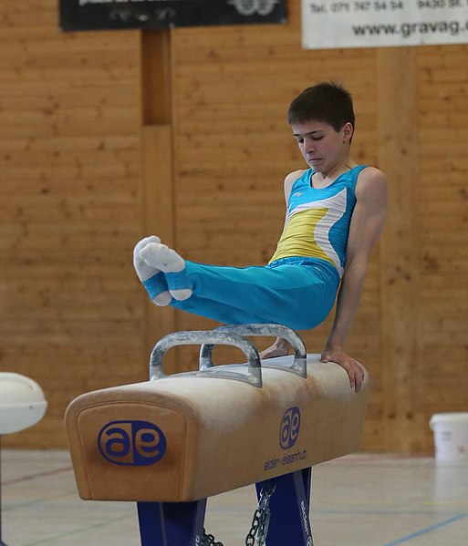 File:2019-04-13 Rheintalcup P6 Junior Switzerland competition pommel horse (Martin Rulsch) 52.jpg