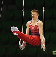 2019-06-27 1st FIG Artistic Gymnastics JWCH Men's All-around competition Subdivision 1 Still rings (Martin Rulsch) 146.jpg