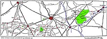 42nd Division 8 April - 22 August 1917, and 23 March - 11 November 1918 42 Division Final Advance map 1918.jpg