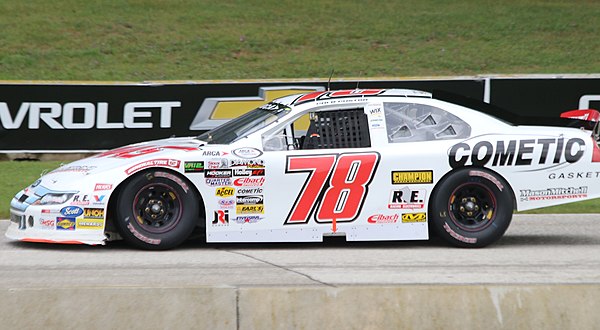 Cole Custer in the No. 78 car at Road America in 2017.