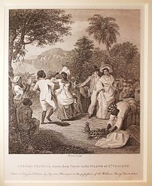 "Negro Festival" on St Vincent, 1801 A Negro Festival drawn from Nature in the Island of St Vincent.JPG