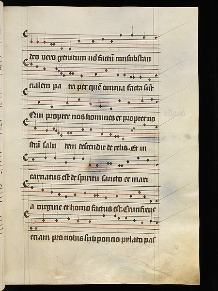 File:Aarau, Aargauer Kantonsbibliothek, MsMurFm 5, f. 154r – Graduale, pars de sanctis.JPG