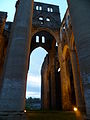 Abbaye de Hambye, Pierres en Lumières 2012 - Église abbatiale (6).JPG