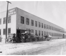 The Abbott Motor Company in 1912 Abbott Motor Company Factory.png