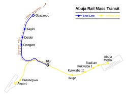 Abudża Rail Mass Transit.svg