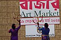 File:Acrobatic performance at Art Market by Shilpakala Academy 2024 94.jpg