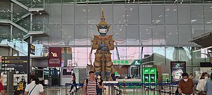 Aéroport De Bangkok-Suvarnabhumi: Histoire, Situation, Compagnies aériennes et destinations