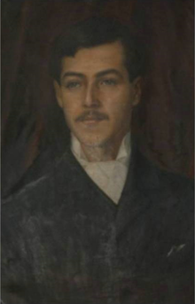 Afbeeldingsbeschrijving Afonso Lopes Vieira, retrato (Biblioteca Municipal) .png.
