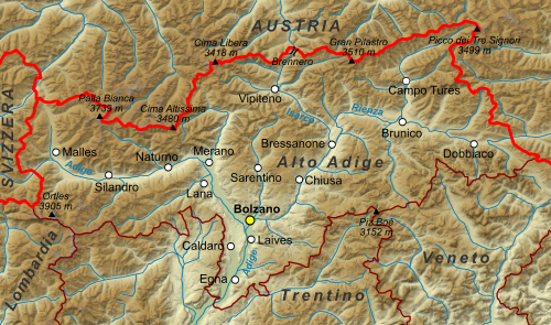 Alto Adige - Mappa.svg