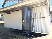 The brewery's nitrogen generator. Anderson Valley Brewing Company - November 2022 - Sarah Stierch 01.jpg