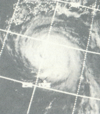 ITOS-1から撮影された画像（1970年8月）