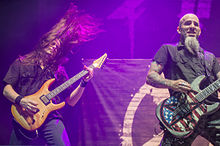 Donais (left) and Scott Ian performing with Anthrax in 2014 Anthrax-Rock im Park 2014 by 2eight DSC8081.jpg