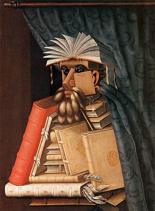 <i>The Librarian</i> (painting) Painting by Giuseppe Arcimboldo