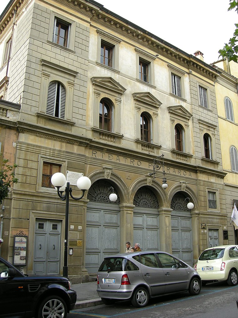 Teatro Virginian Map Theater Arezzo Tuscany Italy