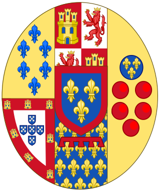 Description de l'image Arms of Princes of the Royal House of the Two Sicilies.svg.