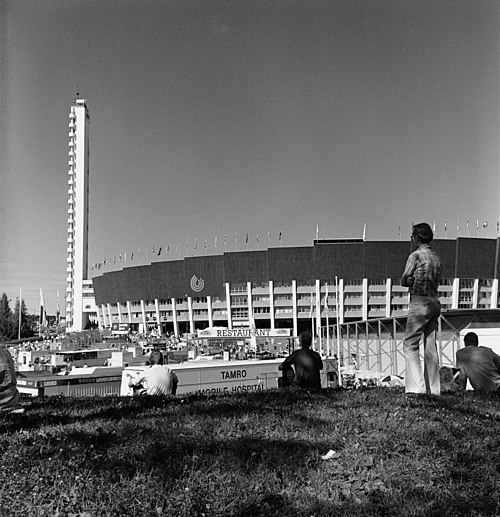 The championships at Helsinki Olympic Stadium, August 1983