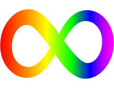 Autism rainbow infinity