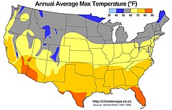 Average Annual High Temperature of the United States.jpg