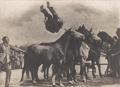 Bulgarian circus performer Lazar Dobrich, Berlin, 1912