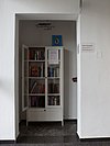 Bücherregal im Haus des Gastes, Bad Heilbrunn