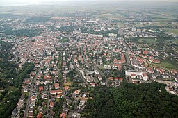 Aerial photograph of Bad Nauheim, Hessen, Germany