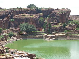 Tank at Badami Badami countryside.jpg