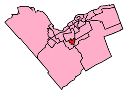 Location within Ottawa