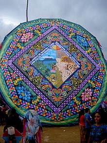 Giant kite (barrilete) at Sumpango, Guatemala Barrilete (Sumpango 2009).jpg