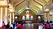 The cathedral's interior in 2014