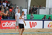 Deutsch: Beachhandball Europameisterschaften 2019 (Beach handball Euro); Tag 6: 7. Juli 2019 – Männerfinale, Dänemark-Norwegen 2:0 (25:18, 19:16) English: Beach handball Euro; Day 6: 7 July 2019 – Men's Final – Denmark-Norway 2:0 (25:18, 19:16)