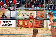 Deutsch: Beachhandball Europameisterschaften 2019 (Beach handball Euro); Tag 6: 7. Juli 2019 – Frauenfinale, Dänemark-Ungarn 2:0 (18:12, 23:22) English: Beach handball Euro; Day 6: 7 July 2019 – Women's Final – Denmark-Hungary 2:0 (18:12, 23:22)