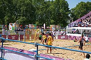 Deutsch: Beachhandball bei den Olympischen Jugendspielen 2018; Tag 3, 9. Oktober 2018; Jungs, Vorrunde, Gruppe A - Ungarn-Thailand 2:1 English: Beach handball at the 2018 Summer Youth Olympics at 9 October 2018 – Girls Preliminary Round Group A‎ – Hungary-Thailand 2:1