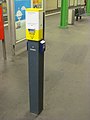 Ticket validator at the U-Bahnhof Berlin Alexanderplatz (U2).