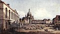 Bernardo Bellotto, il Canaletto - New Market Square in Dresden from the Jüdenhof - WGA01827.jpg