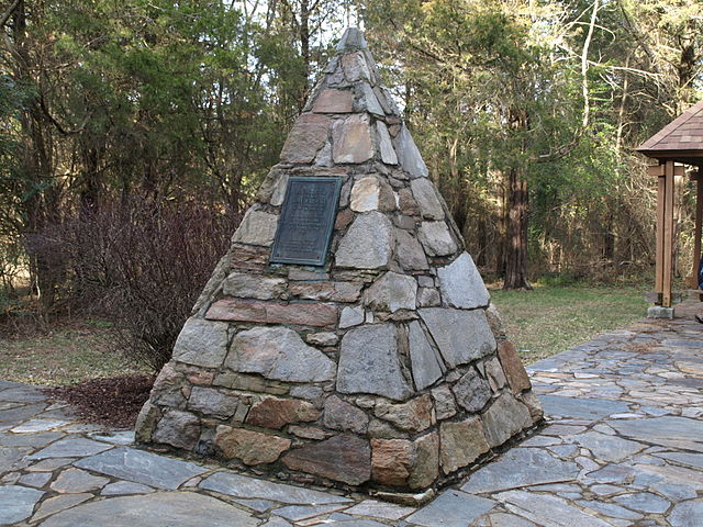 Marshall's birthplace monument in Germantown, Virginia