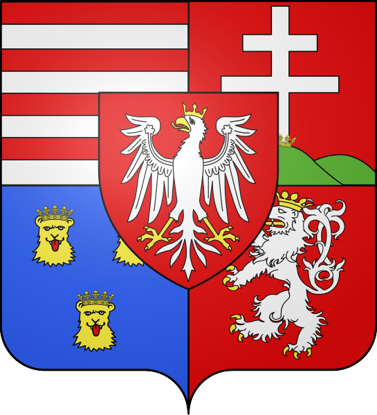 File:Blason Louis II de Hongrie.svg