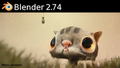 Blender 2.74 splash screen