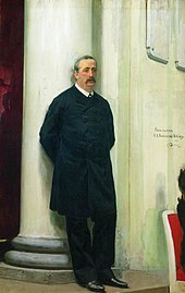 Portrait of Borodin by Ilya Repin, 1888